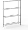 Regal Altair 14" Deep x 54" Wide x 74" Height Wire Shelving Kit | 4-Tier | NSF