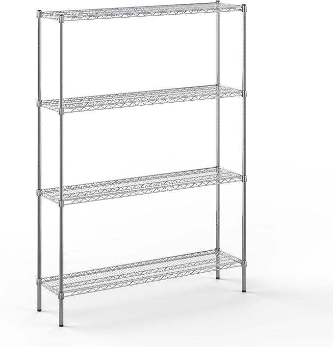 Regal Altair 14" Deep x 54" Wide x 74" Height Wire Shelving Kit | 4-Tier | NSF by Regal+Altair