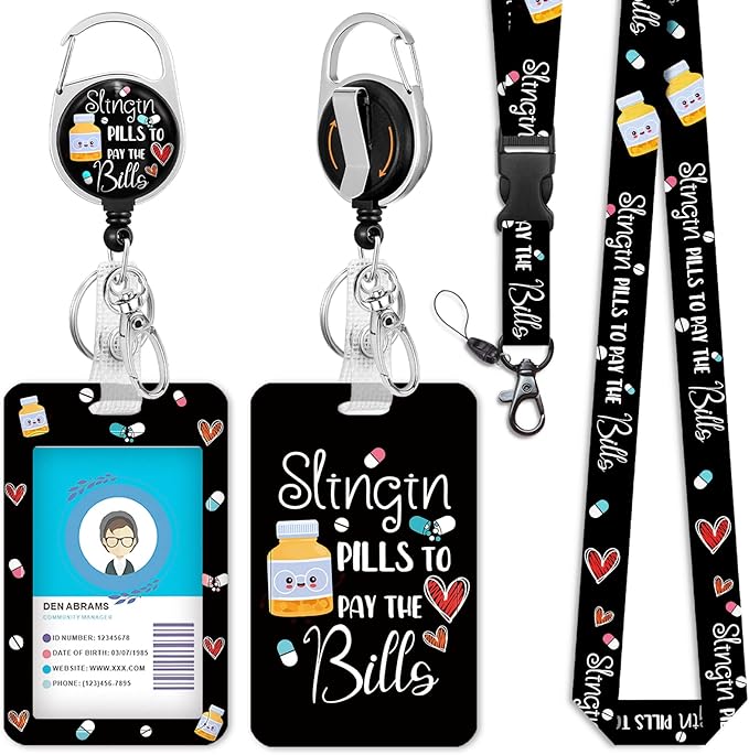 Pharmacy Pharmacist Chill Pill Lanyards by Giancomics
