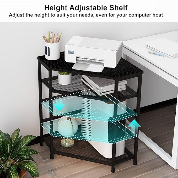 VEDECASA Corner Printer Stand Table - Image 4