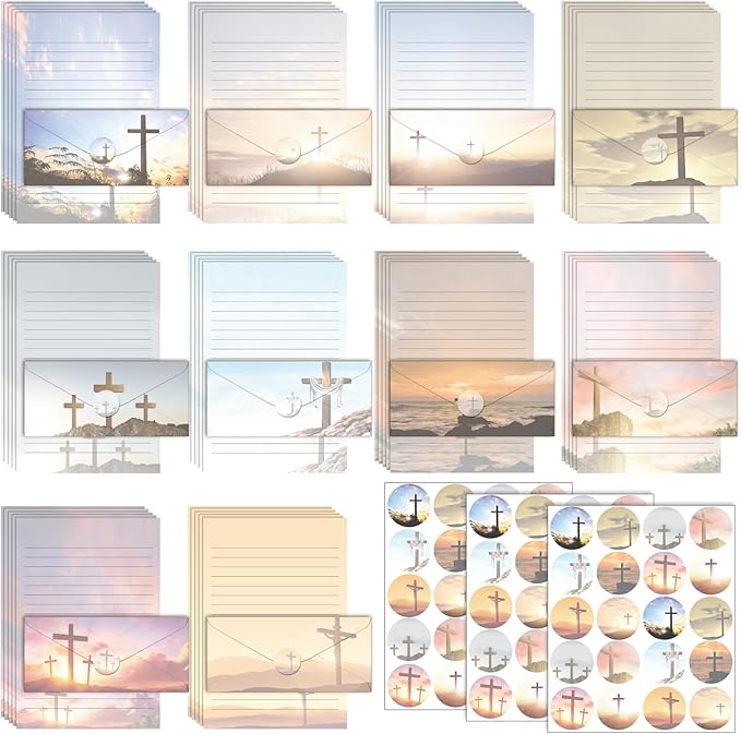 TaoBary 160 Pcs Stationery Paper Set 50 Double Sided Stationery Papers by TaoBary
