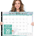 Forvencer 22" x 17" Large Desk Calendar 2026, 20 Months Calendar Runs from by Forvencer