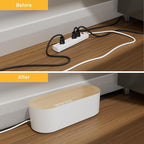 D-Line Cable Management Box, Power Strip Holder, Floor Outlet Hiders, Desk Cord - Image 6