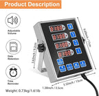 Precision Kitchen Timers for Cooking – 4 Channel Commercial Kitchen Timer - Image 3