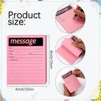 Phone Message Sticky Notes Phone Memo Pads, 6 Pads Lined Sticky Notes Pads - Image 2