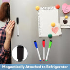 Kosiz 200 Pcs Magnetic Dry Erase Markers Fine Point Tip Whiteboard Markers - Image 4