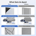 UNECHO 12 Pack 12" X 12" X 0.47" Acoustic Panels - Image 4