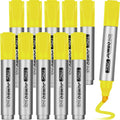 Fuutreo 10 Pack Jumbo Permanent Markers Bulk Large Chisel Tip Permanent Markers by Fuutreo