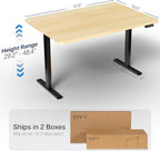 VIVO Electric 48 x 30 in Standing Desk, Memory Height Adjustment, 1B Series - Image 3