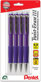 Pentel Twist-Erase III Mechanical Pencil, Bold Line, Violet Barrel by PentelofAmerica