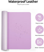 YSAGi Leather Desk Protector, Office Mat, Large Mouse Mat, Non-Slip PU Leather - Image 4