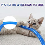 Split Wire Loom Tubing, 25ft Cord Protectors from Pets No Chew, Flexible Wire - Image 7