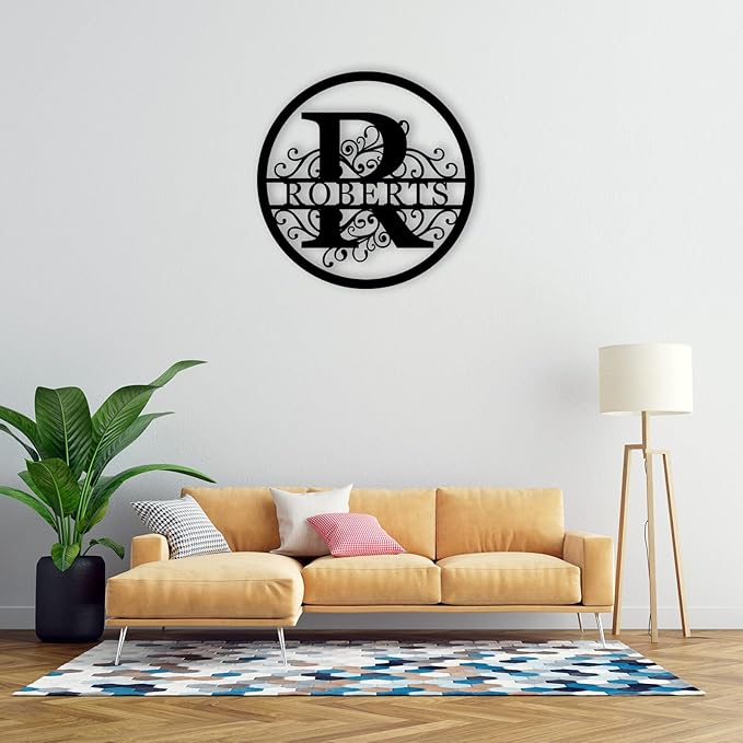 Personalized Last Name Sign, Personalized Monogram Wall Decor Personalized - Image 9