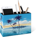 Famame Tropical Island Palm Trees Pencil Holder by Famame