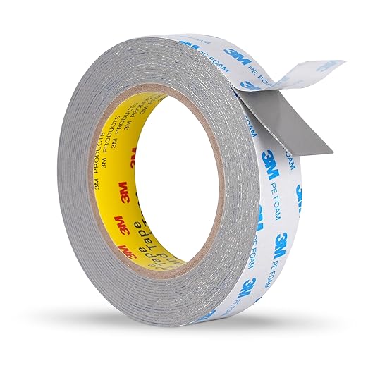 Double Sided Tape Heavy Duty 1'' × 20Ft, Made of 3M PE Foam Removable Mounting by 3MFullRangeProducts
