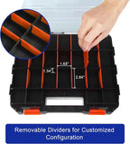 Tools Organizer Box Small Parts Storage Box 50-Compartment Double Side Hardware - Image 4
