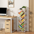 IBUYKE 9 Tier Tree Bookshelf, Floor Standing Wood Bookshelf - Image 2
