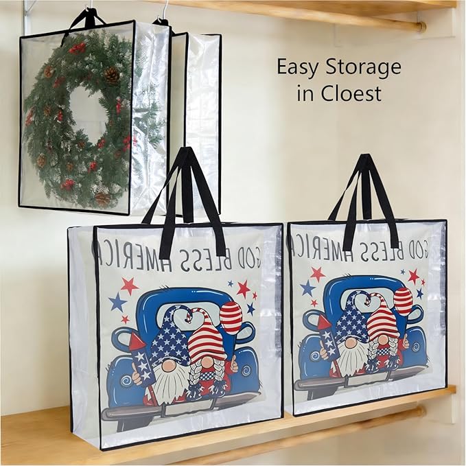 PWRSC 4-Pack Clear Heavy Duty Moving Bags and Storage Bags, 25 Gallon Large - Image 3
