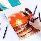 Hapikalor 2-Pack 9"x12"Watercolor Paper Pad, Bulk School Supplies - Image 6