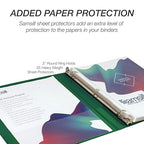 Samsill 0.5 Inch 3 Ring Binder, Made in USA, Economy Round Ring, 100 Sheet - Image 7