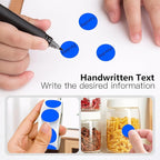 Blue 1 Inch Round Color Coding Labels - Image 3