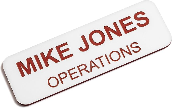 Custom Engraved Name Tag Badges – Personalized Identification by ProvidenceEngraving