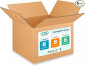 Small Moving & Shipping Boxes 8 x 8 x 6 inches by IDLPackaging