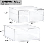 Prsildan Acrylic Drawer Makeup Organizer - Image 3