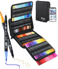 AEDAGA 120 Colors Numbered Dual Tip Brush Pens by AEDAGA