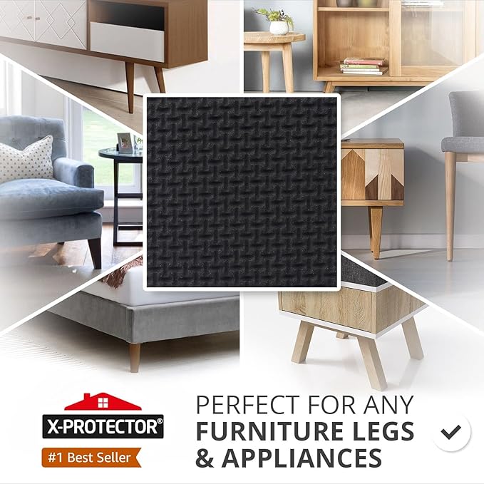 Non Slip Furniture Pads 8 pcs 1 1/2" X-Protector - Image 2