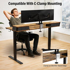 Kingant 55 x 24 Inch Electric Standing Desk - Image 8