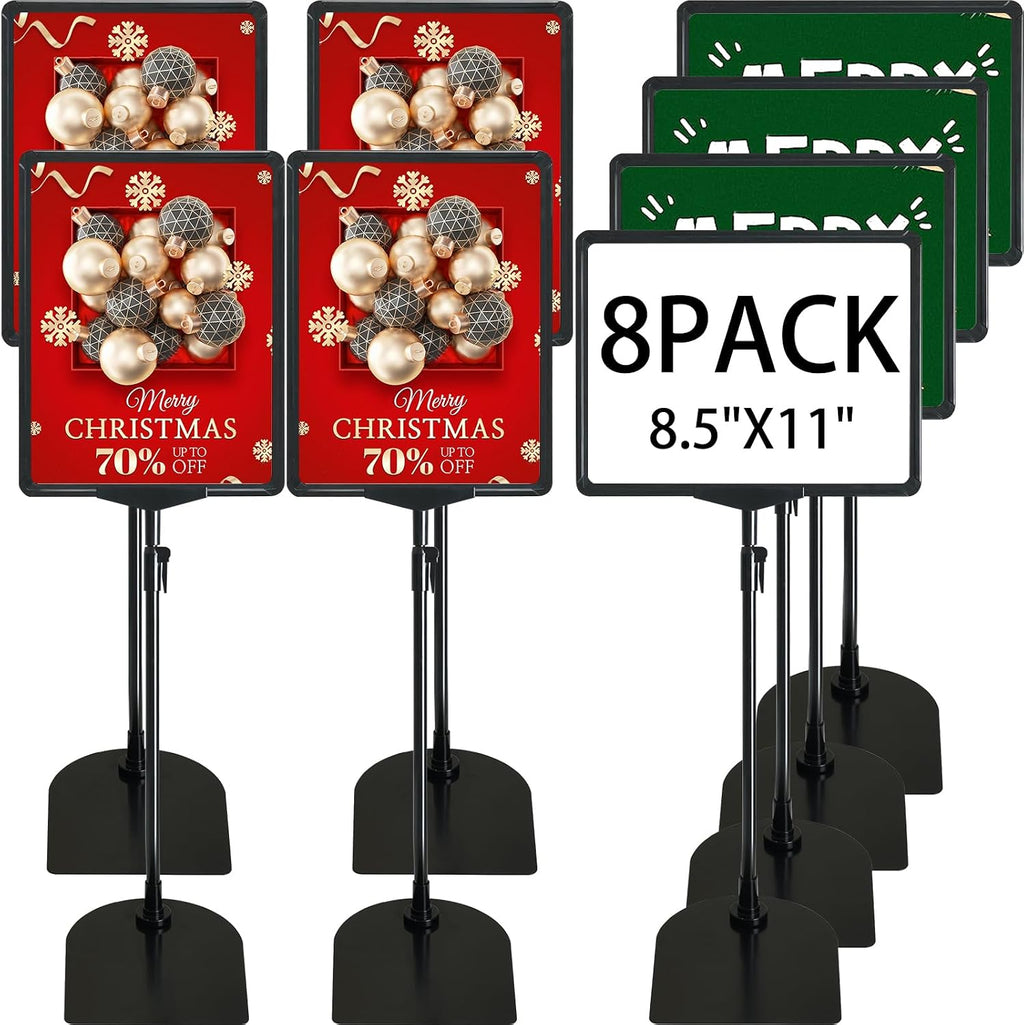 ONCEMORE Sign Holder, 8.5 x 11 Inch Sign Stand