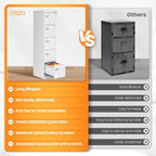AFAIF 5 Drawer File Cabinet - Image 7