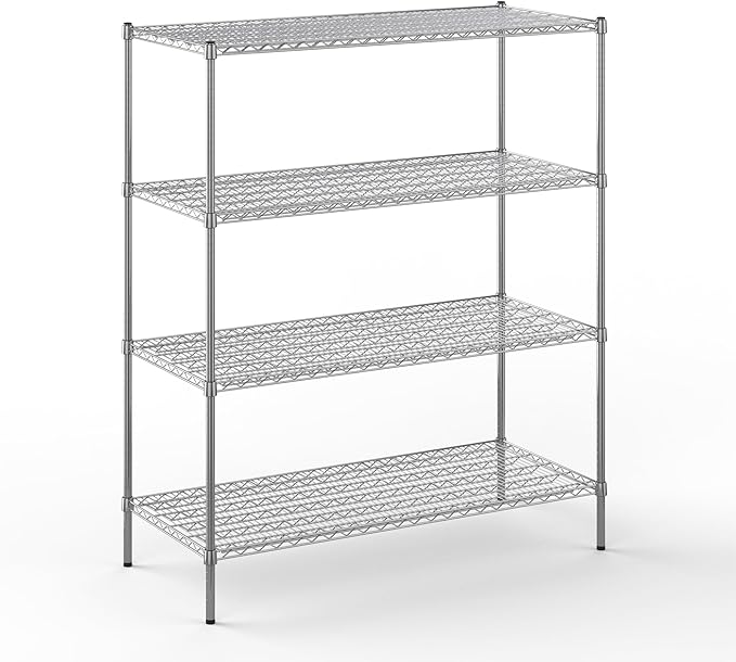 Regal Altair 24" Deep x 54" Wide x 64" Height Wire Shelving Kit | 4-Tier | NSF by Regal+Altair