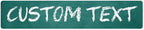Custom Sign, Custom Street Sign, 11 Font Colors, 13 Font Styles, 4 Hole Options by MySignCenter