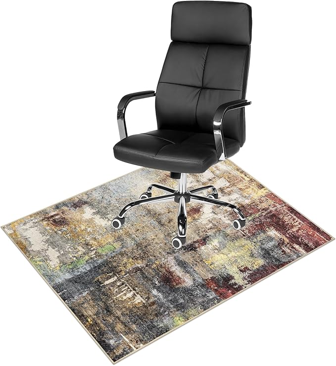 Anidaroel Office Chair Mat for Hardwood Floor, Anti-Slip Computer Chair Mat by Anidaroel