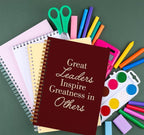 OXW Red Meeting Notebooks for Work, Leadership Gifts Office Work Notebook - Image 6