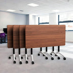 Goakwwuz Conference Room Table, Folding Conference Tables, Thicken Grey Tabletop by Goakwwuz