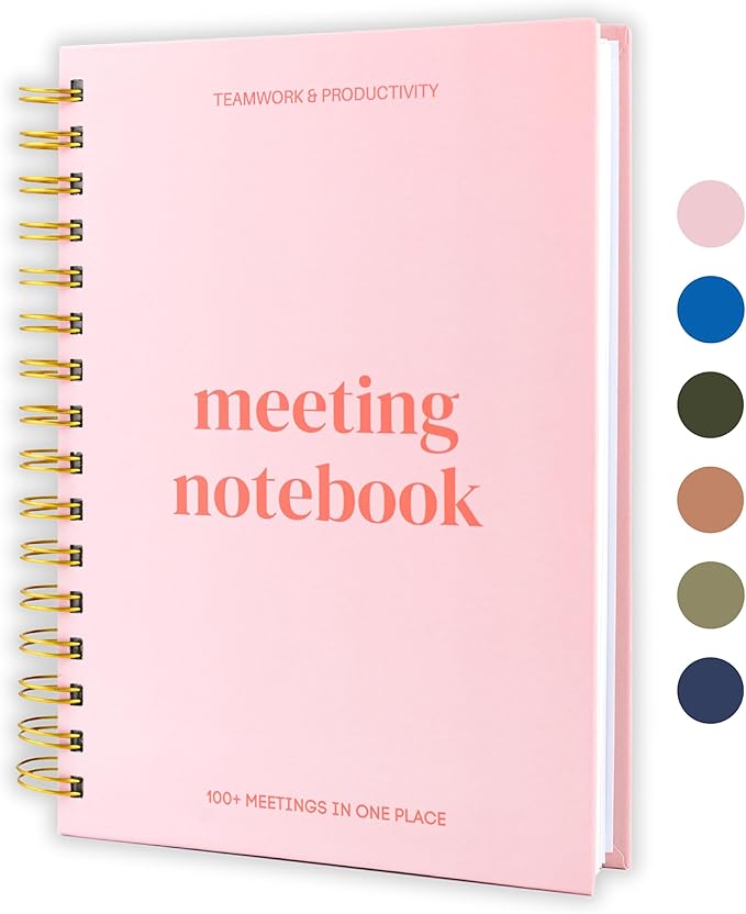 Lamare Meeting Notebook for Work Organization – Perfect Work Notebook for Note by Lamare