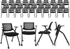 30 Pack Stackable Conference Room Chairs by Brobriyo
