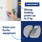 Magnetoplan Magnum Magnet Holder 34 mm 10 Items Grey