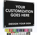 Custom Outdoor Metal Signs, Personalized Aluminum Signs by SpeedyOrders
