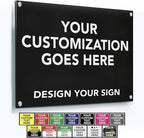 Custom Outdoor Metal Signs, Personalized Aluminum Signs by SpeedyOrders