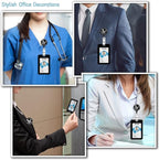 ID Badge Holder with Breakaway Lanyard, Lanyards - Image 3