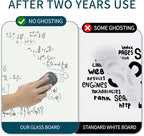Magnetic Whiteboard, Glass Dry Erase Board 4' x 3' White Surface, Home School - Image 5
