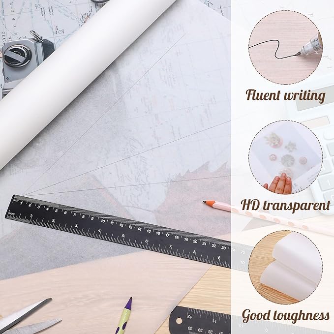 Tracing Paper Roll 17in x 25yd, Gift Wrapping - Image 3
