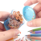 4 Pack Pencil Sharpeners Manual Dual Holes Compact Colored Handheld Pencil - Image 4