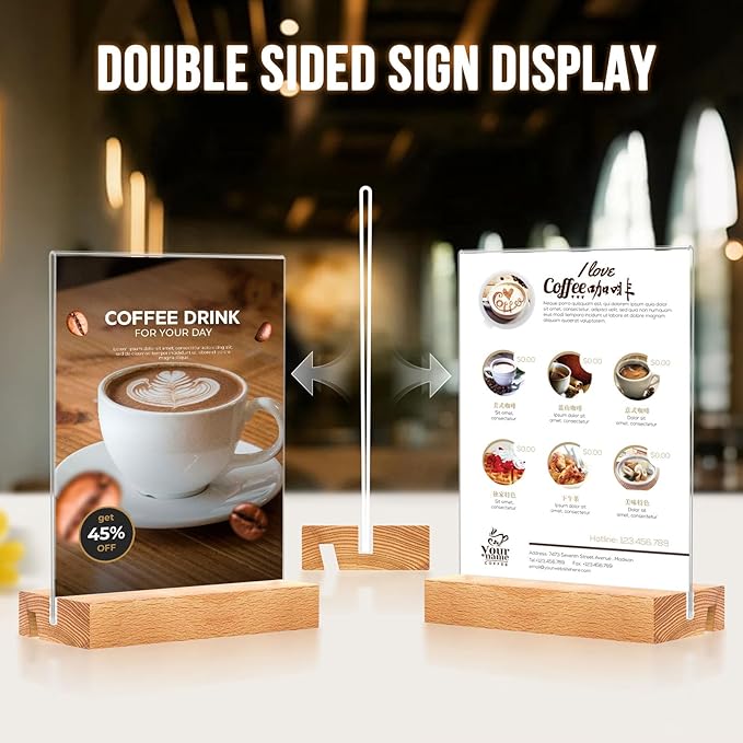 EthPul 16 Pack 5x7 Acrylic Sign Holder - Image 5