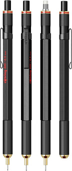 rOtring 800 Retractable Metal Mechanical Pencil, Engineering, Architecture - Image 3