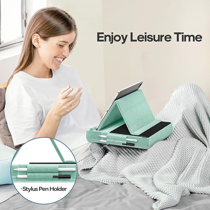 KDD Tablet Pillow Stand, Bed and Desk, Foldable Soft Pad Dock - Image 3